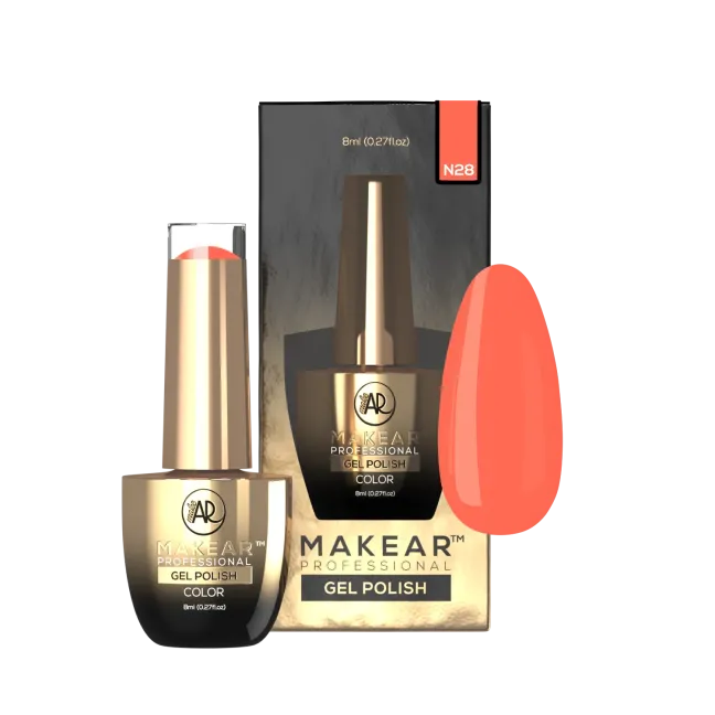 Semipermanente Polish NEON N28 Makear 8 gr, unghie Makear, SEMIPERMANENTI unghie.