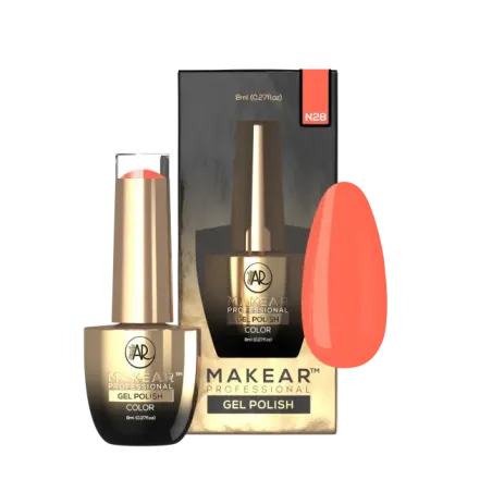 Semipermanente Polish NEON N28 Makear 8 gr, unghie Makear, SEMIPERMANENTI unghie.