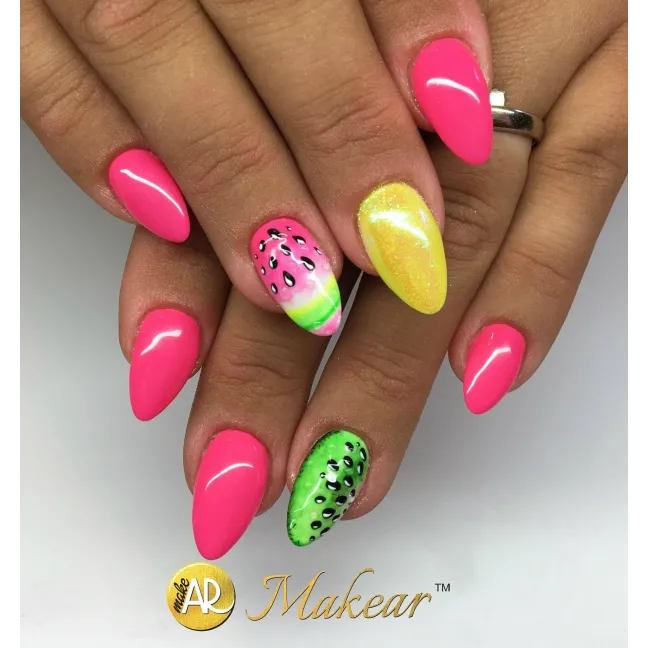 Semipermanente Polish NEON N24 Makear 8 gr, unghie Makear, SEMIPERMANENTI unghie.