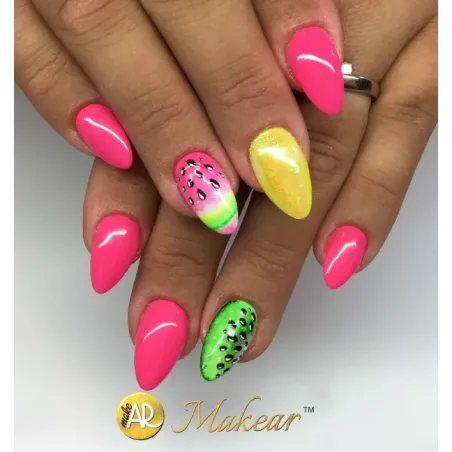 Semipermanente Polish NEON N24 Makear 8 gr, unghie Makear, SEMIPERMANENTI unghie.