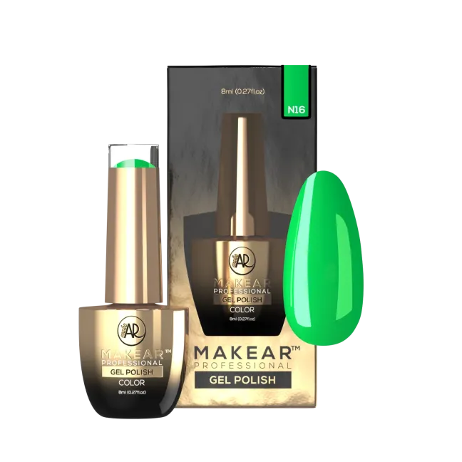 Semipermanente Polish NEON N16 Makear 8 gr, unghie Makear, SEMIPERMANENTI unghie.