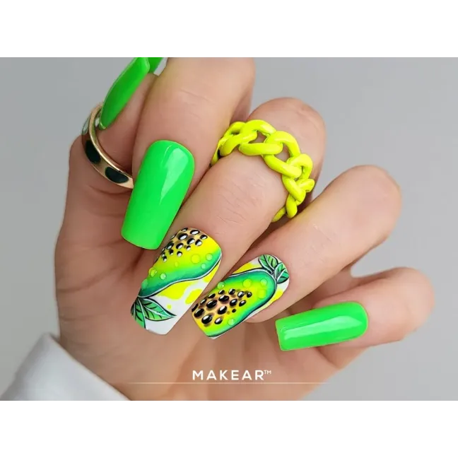 Semipermanente Polish NEON N16 Makear 8 gr, unghie Makear, SEMIPERMANENTI unghie.