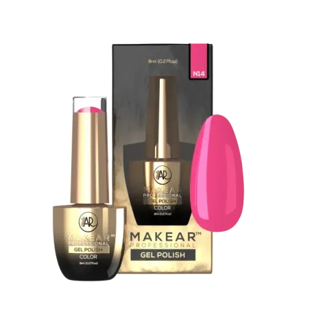 Semipermanente Polish NEON N14 Makear 8 gr, unghie Makear, SEMIPERMANENTI unghie.