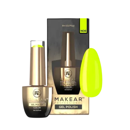 Semipermanente Polish NEON N06 Makear 8 gr, unghie Makear, SEMIPERMANENTI unghie.