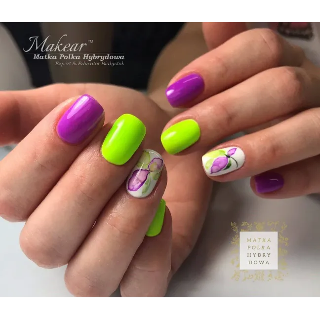Semipermanente Polish NEON N02 Makear 8 gr, unghie Makear, SEMIPERMANENTI unghie.