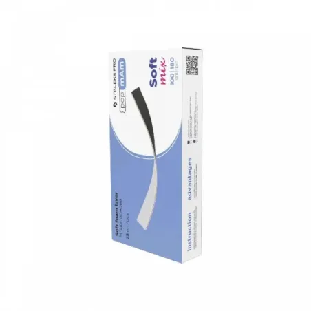 Refill PapmAm bifacciali EXPERT SOFT MIX grit 100/180,DFCEMIX-20 Staleks PRO, unghie Staleks, MONOUSO unghie.