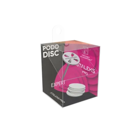 Punta fresa PODODISC PRO S 15mm PDSET-15 Staleks con ricambi 180 grit, unghie Staleks, PUNTE FRESA unghie.