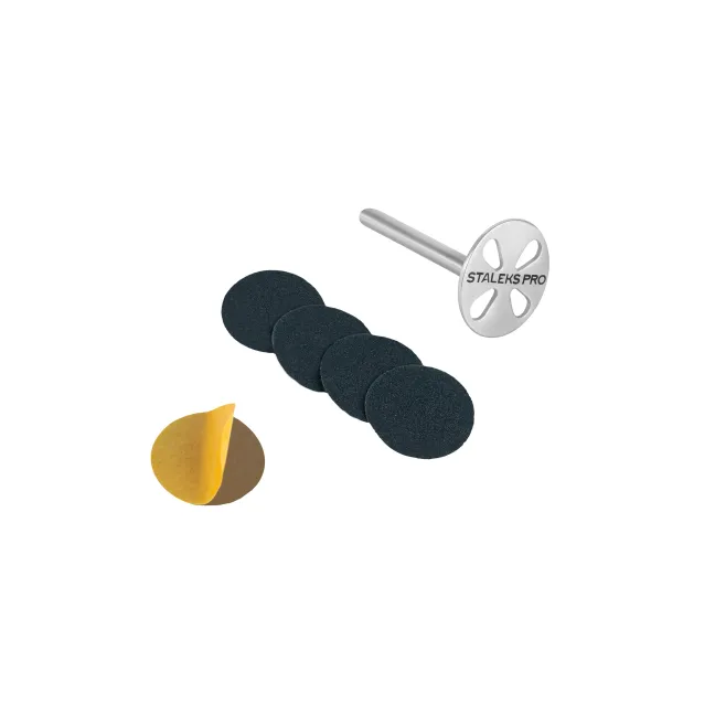 Punta fresa PODODISC PRO S 15mm PDSET-15 Staleks con ricambi 180 grit, unghie Staleks, PUNTE FRESA unghie.