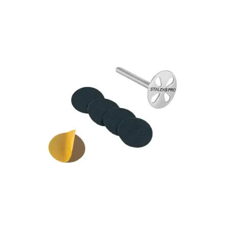 Punta fresa PODODISC PRO S 15mm PDSET-15 Staleks con ricambi 180 grit, unghie Staleks, PUNTE FRESA unghie.