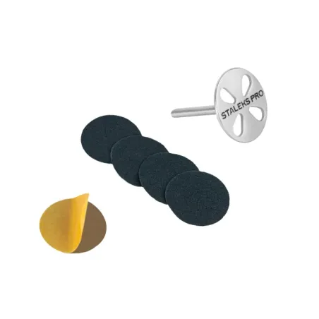 Punta fresa PODODISC PRO L 25 mm PDSET-25 Staleks con ricambi 180 grit, unghie Staleks, PUNTE FRESA unghie.