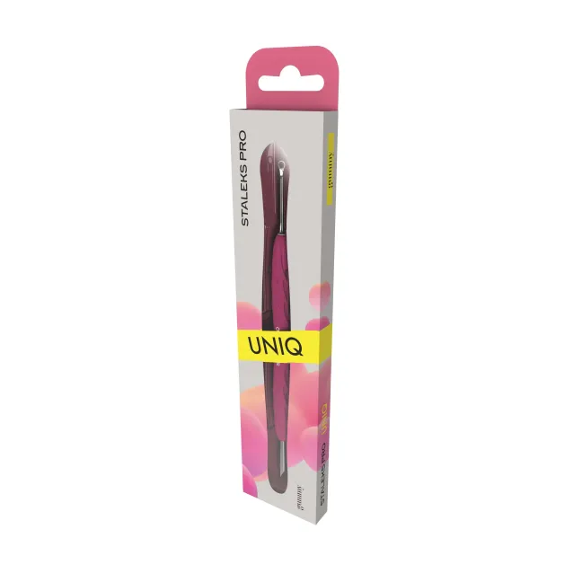 Spingicuticole pusher 2in1 UNIQ GUMMY PQ-11/2 Staleks, unghie Staleks, UTENSILI unghie.