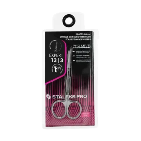 Forbici per cuticole per mancini EXPERT SE-13/3 Staleks, unghie Staleks, UTENSILI unghie.