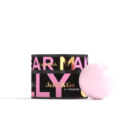 Gel costruttore JELLY&GO Light pink Makear 50 ml, unghie Makear, GEL COSTRUTTORI unghie.