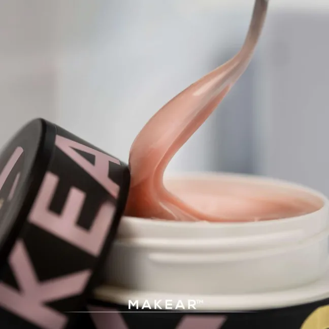 Gel costruttore JELLY&GO Milky nude Makear 50 ml, unghie Makear, GEL COSTRUTTORI unghie.