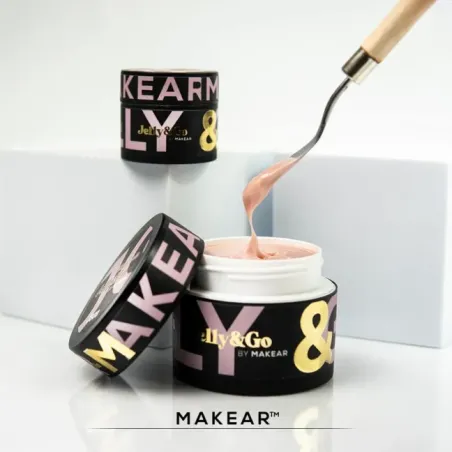Gel costruttore JELLY&GO Milky nude Makear 50 ml, unghie Makear, GEL COSTRUTTORI unghie.