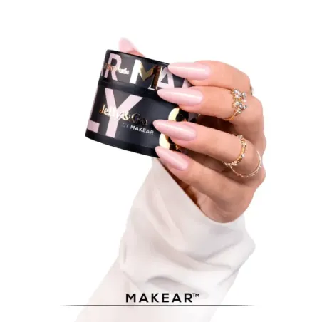 Gel costruttore JELLY&GO Milky nude Makear 50 ml, unghie Makear, GEL COSTRUTTORI unghie.