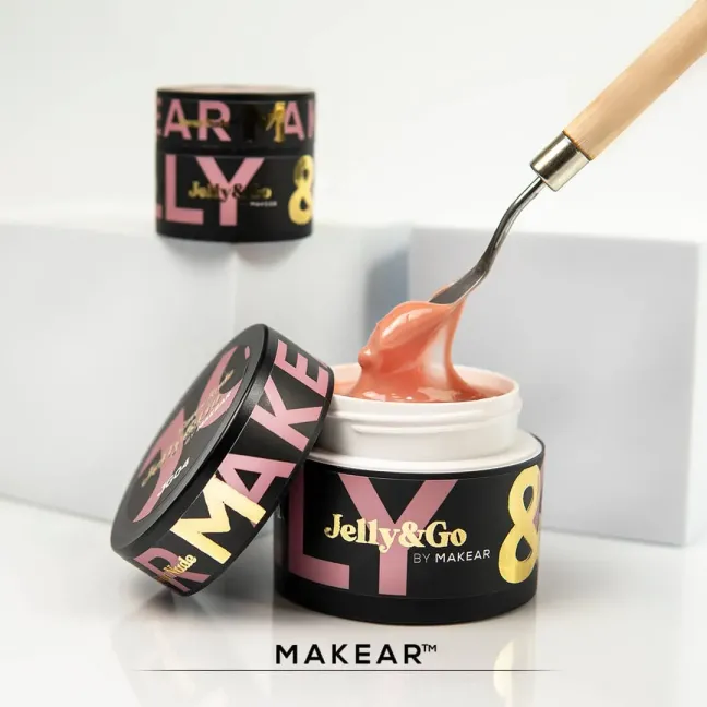 Gel costruttore JELLY&GO Cover nude Makear 50 ml, unghie Makear, GEL COSTRUTTORI unghie.
