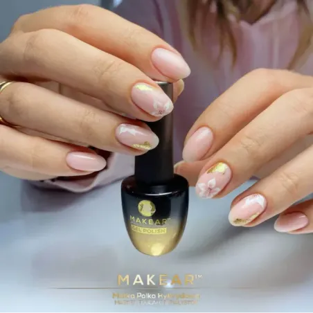 Base ibrida RUBBER NUDE JELLY PINK Makear 8 ml, unghie Makear, BASI & TOP unghie.