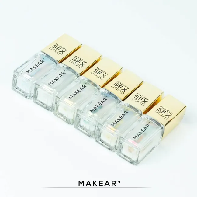 Polvere effetto liquido SFX EFFECT DUST Makear 5 ml, unghie Makear, GLITTER - POLVERI - PIGMENTI unghie.