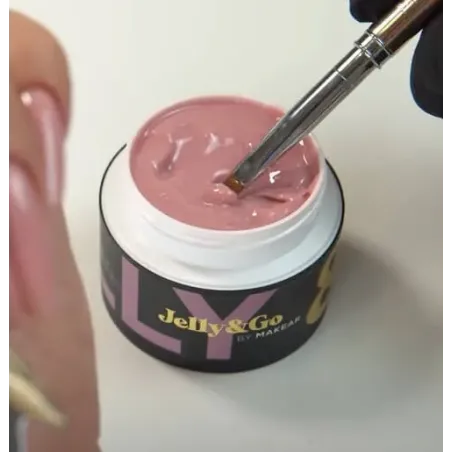 Gel costruttore JELLY&GO Cover rose Makear 50 ml, unghie Makear, GEL COSTRUTTORI unghie.