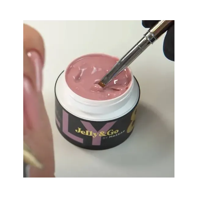 Gel costruttore JELLY&GO Milky pink Makear 50 ml, unghie Makear, GEL COSTRUTTORI unghie.