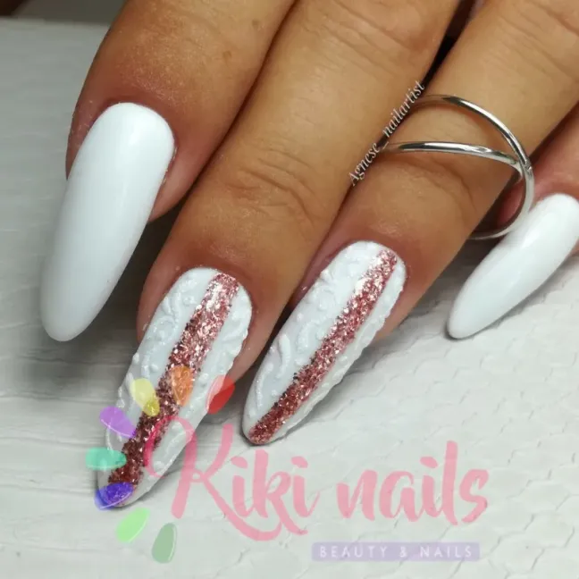 Semipermanente Mollylac HYPNOTISE WHITE Allepaznokcie 10 ml, unghie Allepaznokcie, SEMIPERMANENTI unghie.