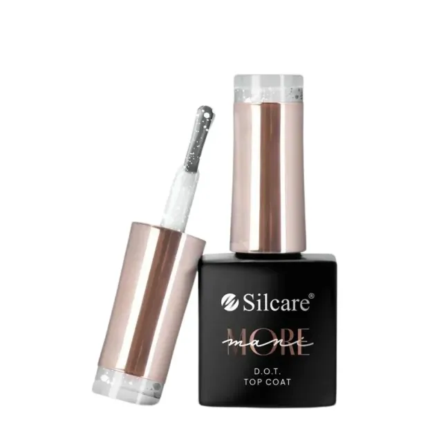 Finish semipermanente senza dispersione DOT SILVER Manimore Silcare 10 gr, unghie Silcare, OUTLET unghie.