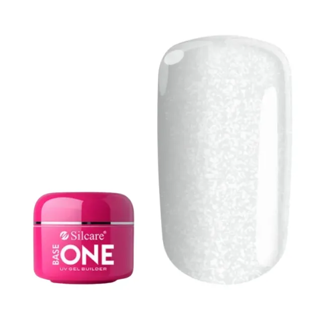 Gel costruttore SHIMMER MILKSHAKE HEMAFREE Base one Silcare 50 gr, unghie Silcare, GEL COSTRUTTORI unghie.