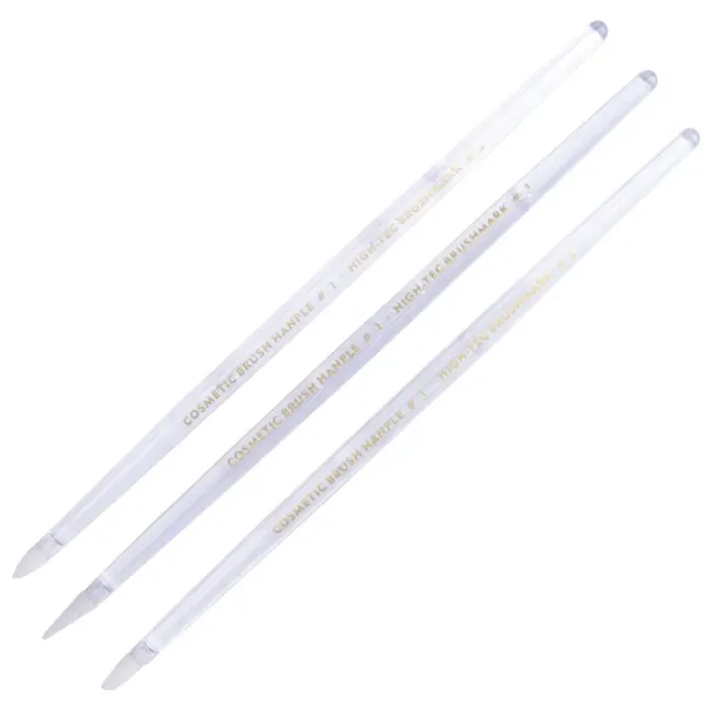 Kit 3 pennelli silicone MINI trasparenti per nailart 3D, unghie Allepaznokcie, OUTLET unghie.