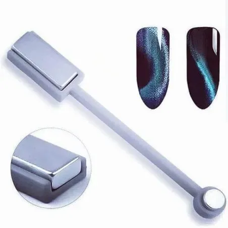 Magnete calamita DOPPIA per effetto cat eye, unghie Allepaznokcie, UTENSILI unghie.