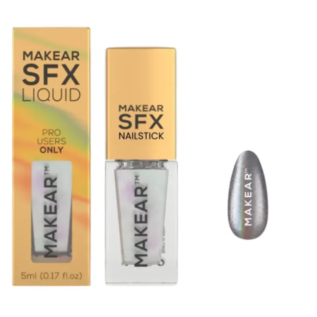 Polvere effetto liquido SFX NAILTICK Makear 3 ml, unghie Makear, GLITTER - POLVERI - PIGMENTI unghie.