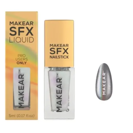 Polvere effetto liquido SFX NAILTICK Makear 3 ml, unghie Makear, GLITTER - POLVERI - PIGMENTI unghie.