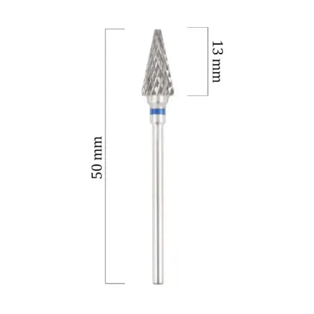 Punta fresa smontaggio, forma cono, in tungsteno, unghie Allepaznokcie, PUNTE FRESA unghie.