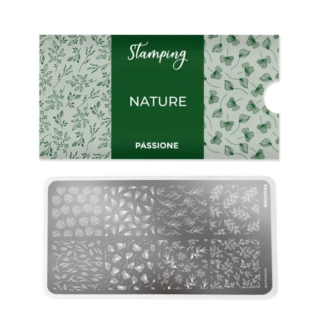 Piastra per nail art stamping NATURE Passione Unghie, unghie Altro, OUTLET unghie.