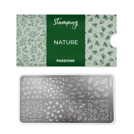 Piastra per nail art stamping NATURE Passione Unghie, unghie Altro, OUTLET unghie.
