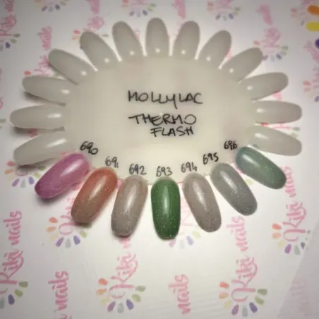 Semipermanente Mollylac FLASHING LIGHTS THERMO Allepaznokcie 5 ml, unghie Allepaznokcie, SEMIPERMANENTI unghie.