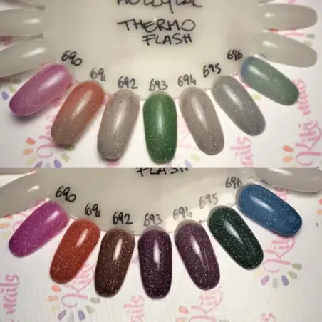Semipermanente Mollylac FLASHING LIGHTS THERMO Allepaznokcie 5 ml, unghie Allepaznokcie, SEMIPERMANENTI unghie.