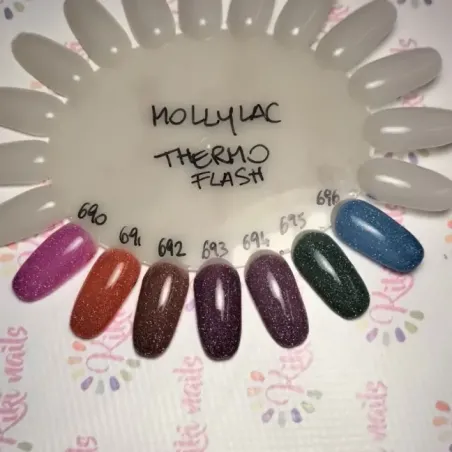 Semipermanente Mollylac FLASHING LIGHTS THERMO Allepaznokcie 5 ml, unghie Allepaznokcie, SEMIPERMANENTI unghie.