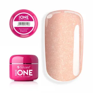 Gel costruttore SHIMMER BLUSH CREAM Hemafree Base one Silcare 50 gr, unghie Silcare, GEL COSTRUTTORI unghie.