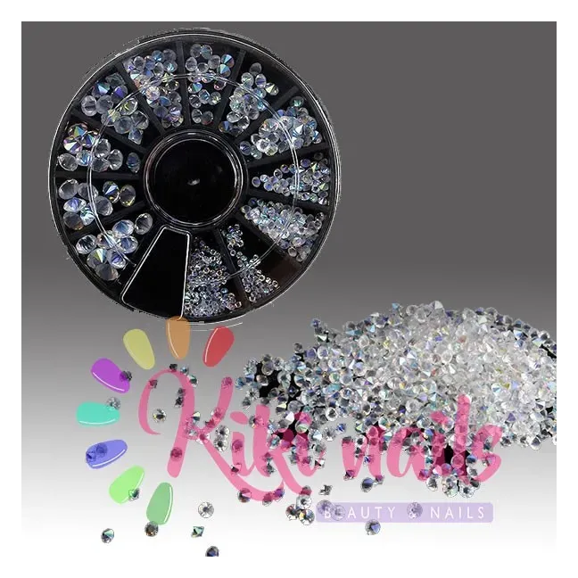 Ruota diamanti Pixie boreali, varie misure, 150 pz, unghie Altro, OUTLET unghie.