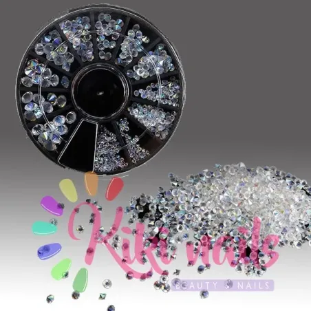 Ruota diamanti Pixie boreali, varie misure, 150 pz, unghie Altro, OUTLET unghie.