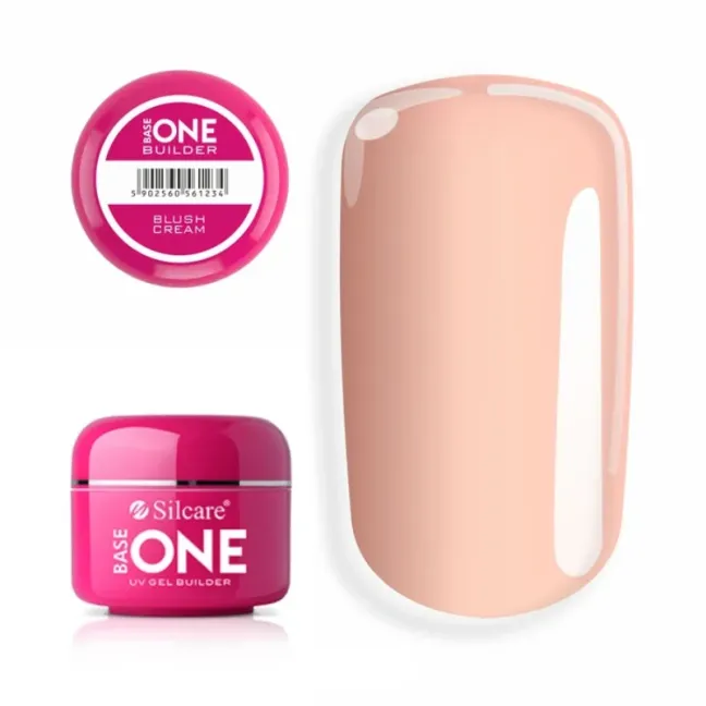 Gel costruttore BLUSH CREAM Hemafree Base one Silcare 50 gr, unghie Silcare, GEL COSTRUTTORI unghie.