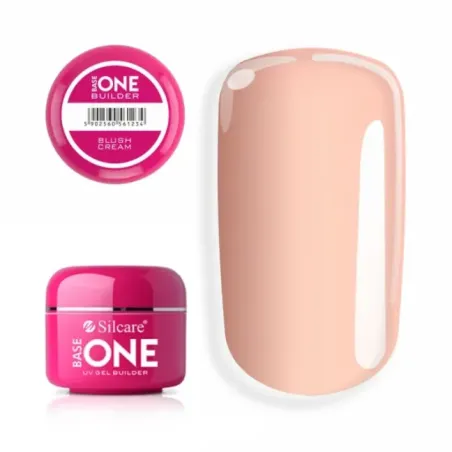 Gel costruttore BLUSH CREAM Hemafree Base one Silcare 50 gr, unghie Silcare, GEL COSTRUTTORI unghie.