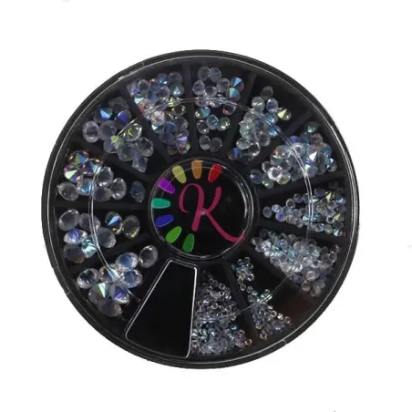 Ruota diamanti Pixie boreali, varie misure, 150 pz, unghie Altro, OUTLET unghie.