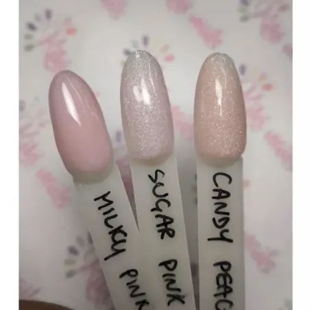 Polygel Acrygel Easy Shape MILKY PINK Silcare 30 gr, unghie Silcare, ACRYGEL unghie.