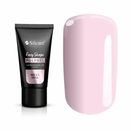 Polygel Acrygel Easy Shape MILKY PINK Silcare 30 gr, unghie Silcare, ACRYGEL unghie.