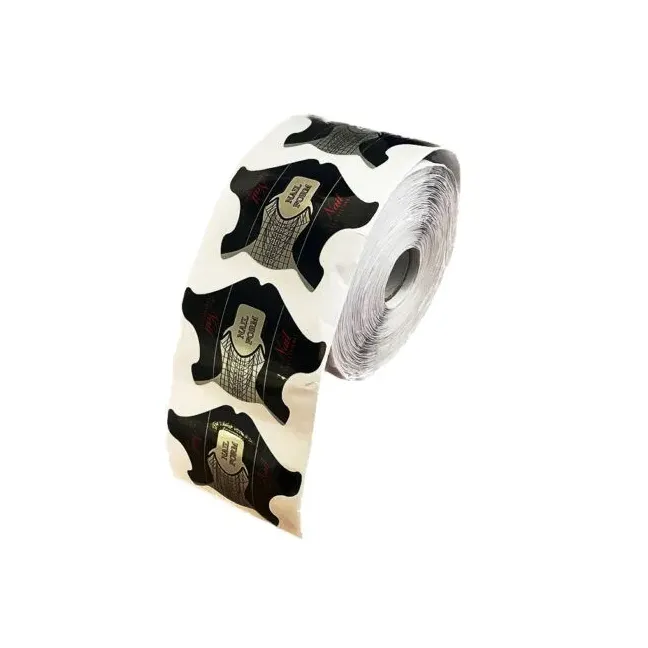 Cartine nail form in alluminio "flower alluminium" 100 pz, unghie Altro, NAILFORM CARTINE - TIP unghie.