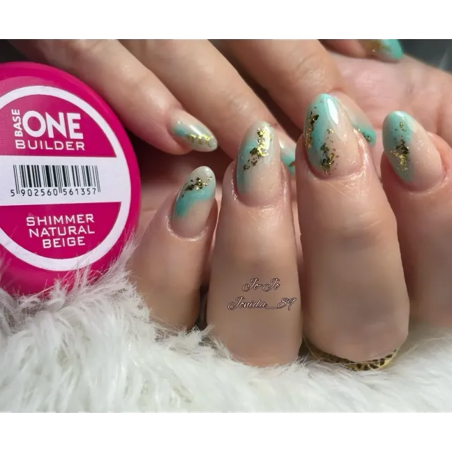 Gel costruttore SHIMMER NATURAL BEIGE Hemafree Base one Silcare 50 gr, unghie Silcare, GEL COSTRUTTORI unghie.