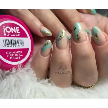 Gel costruttore SHIMMER NATURAL BEIGE Hemafree Base one Silcare 50 gr, unghie Silcare, GEL COSTRUTTORI unghie.