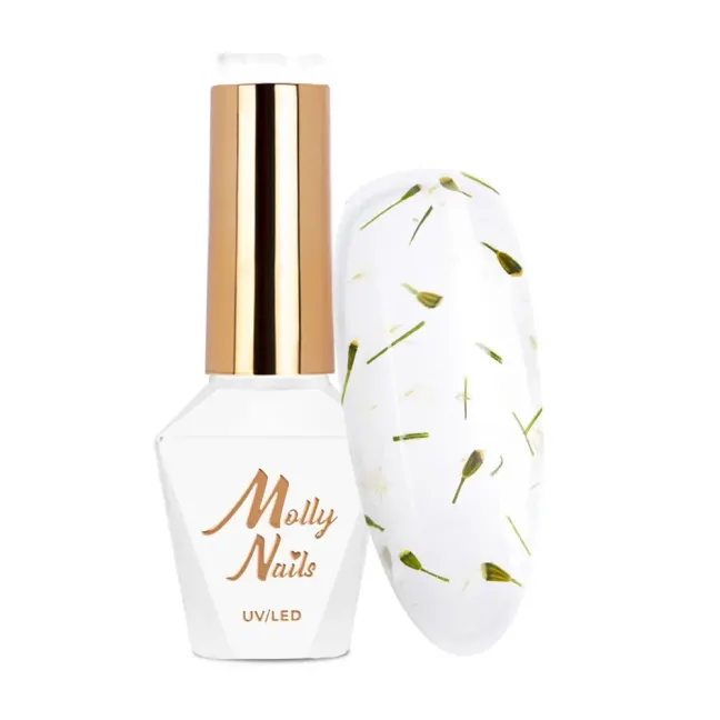 Semipermanente Polish Mollynails FLOWERS 8 ml n.150, unghie Allepaznokcie, SEMIPERMANENTI unghie.